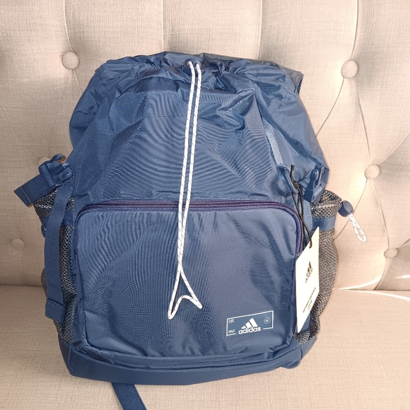 NWT Adidas Saturday Sport Fashion Compact Small Backpack Preloved Ink IR0742 - Picture 6 of 7